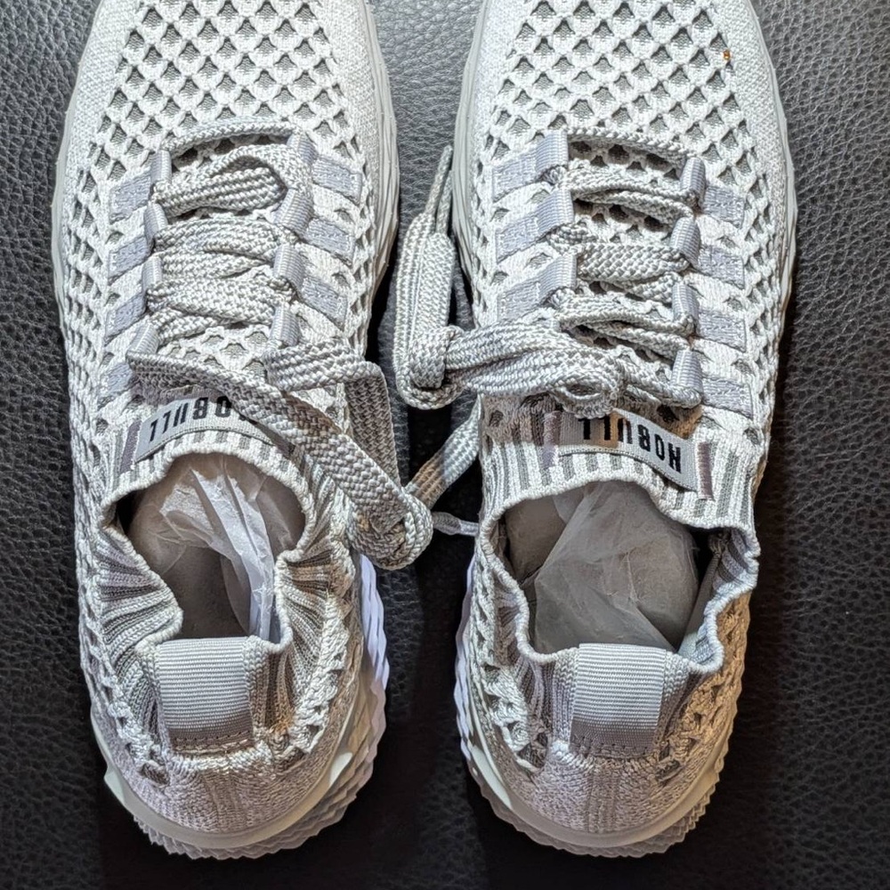 NOBULL Light Gray Knit Sneakers